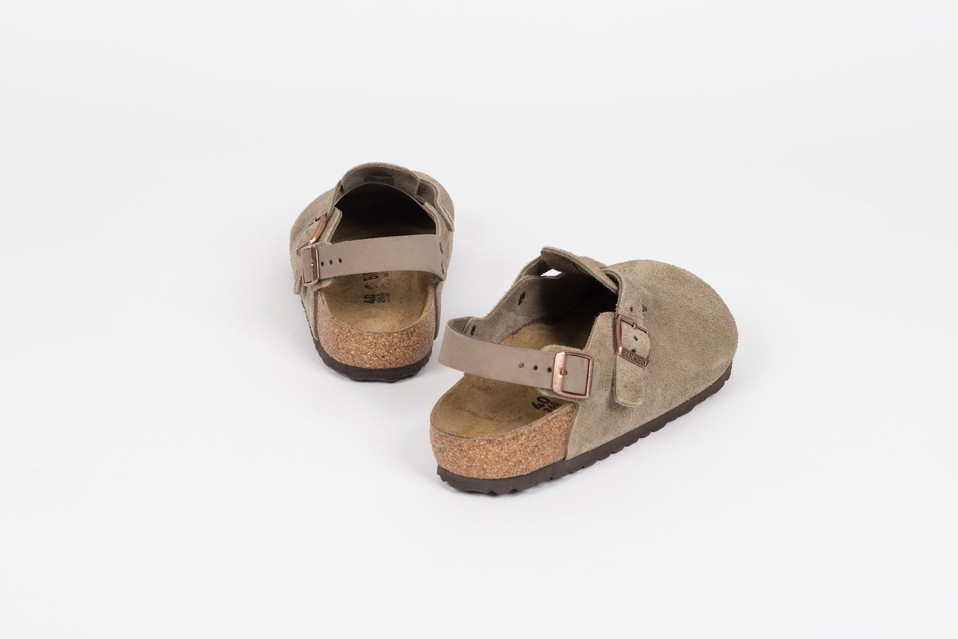 BIRKENSTOCK『TOKIO II SUEDE』(Taupe) Birkenstock Tokio II Suede Taupe – Orleans Shoe Co.